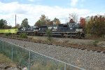 NS 1821, 4329 arriving on 68M Amtrak ballast train